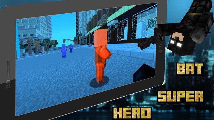 Bat Superhero Mod Skins Addon_playmods.net