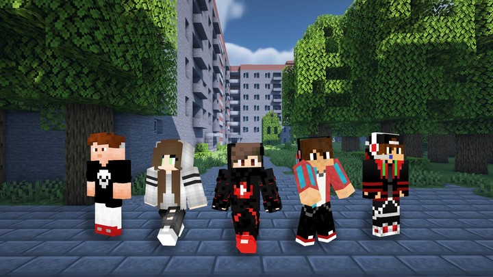 YouTuber skins for Minecraft_playmods.net