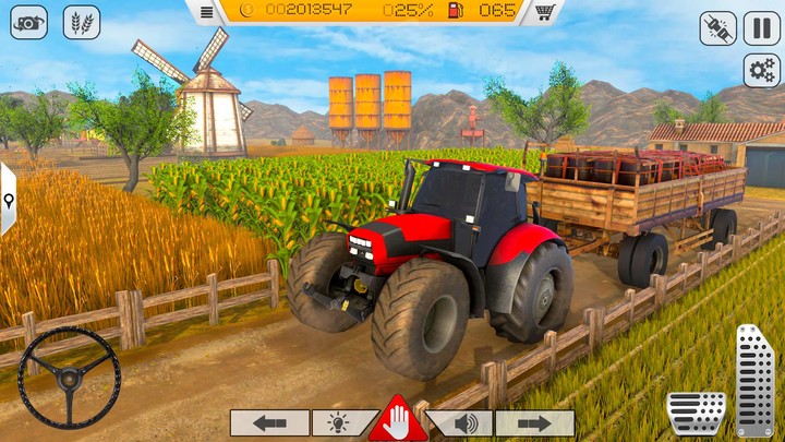 Modern Tractor Farming Game 3D_playmods.net