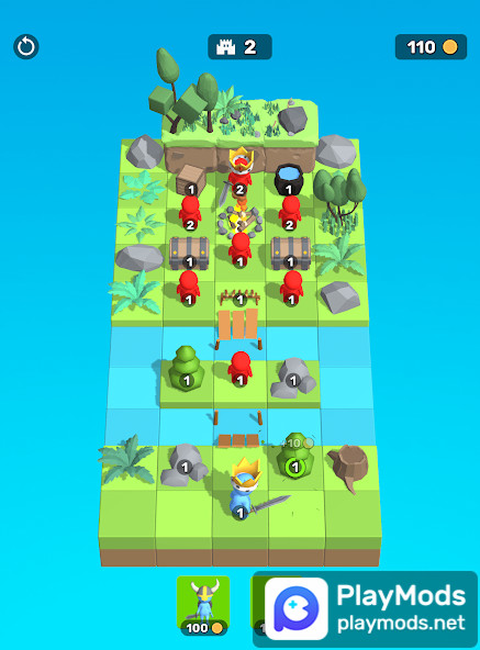 Castle Puzzle(The enemy is stationary) screenshot image 5_playmods.net