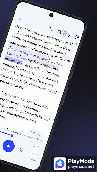 Speechify Text to Speech Voice(Premium Unlocked) screenshot image 2_playmods.net