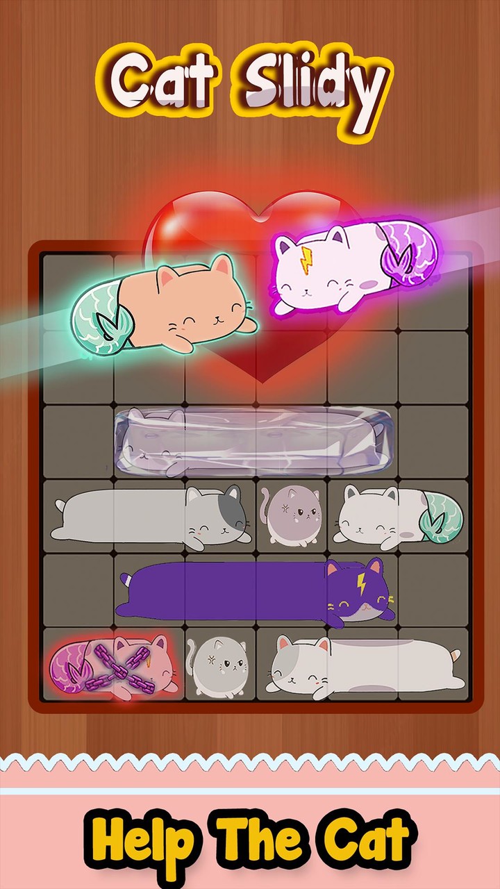 Cat Slidy: Kawaii Slide Puzzle_playmods.net