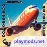 Flight Simulator Airplane Game(Unlimited Resources)2.3_playmods.net