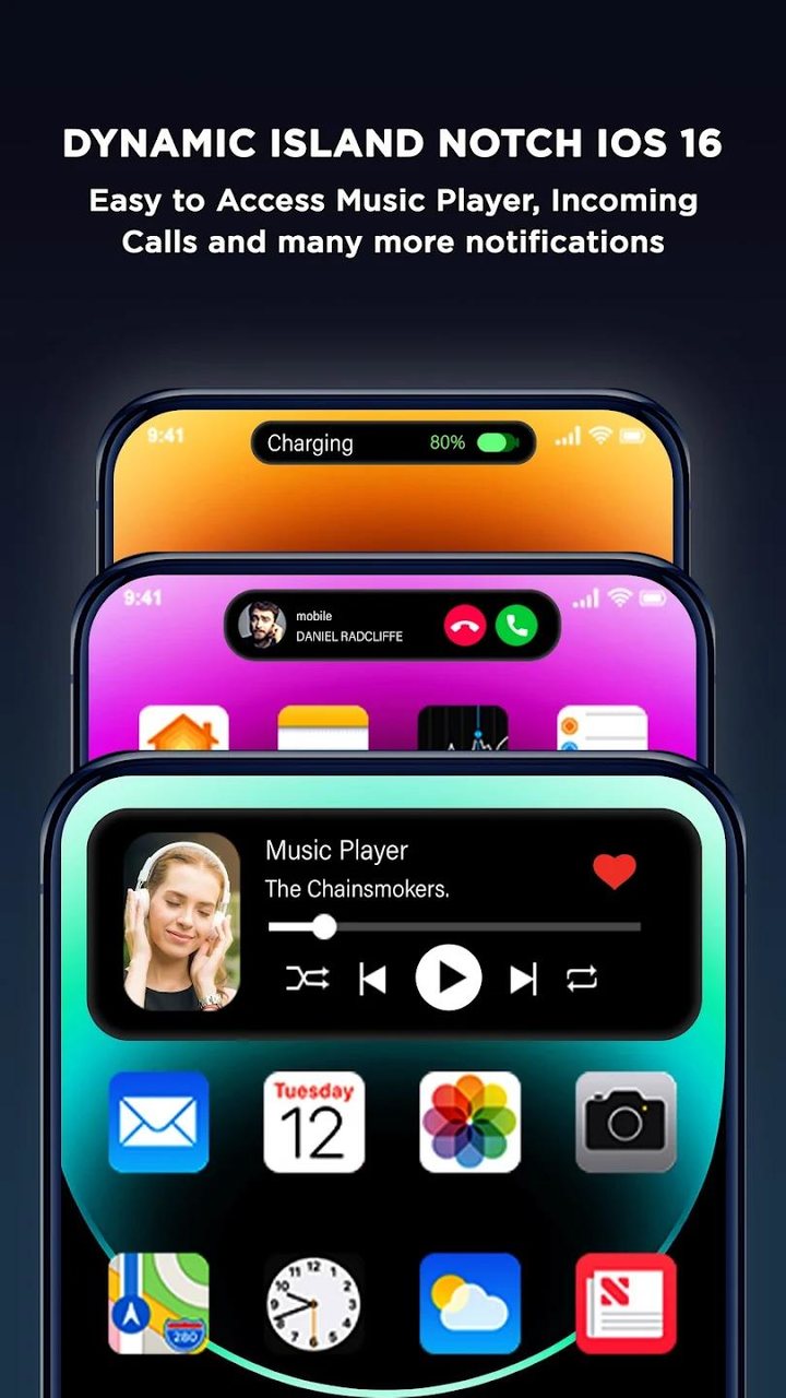 Dynamic Island - iOS 16 Notch_playmods.net