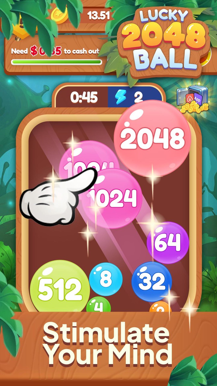 Lucky 2048 Ball_playmods.net