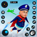 Baby Police Super Rope Hero_playmods.net