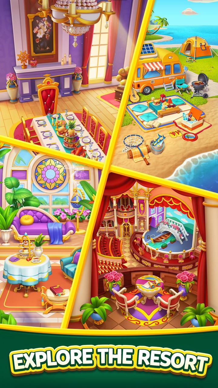 Emily's Resort: Match 3_playmods.net