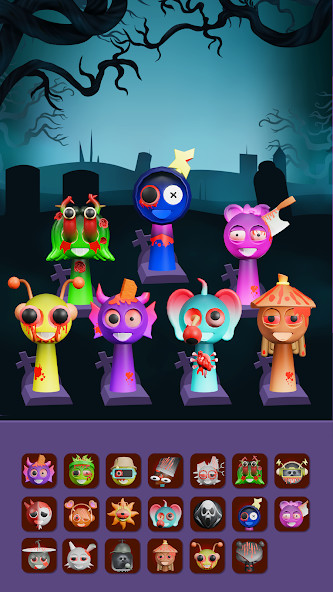 Sprunky Beatbox Horror 3D(NO ADS) screenshot image 3_playmods.net