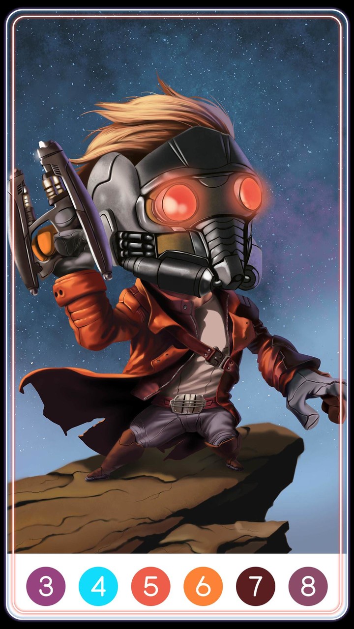 Guardians of Galaxy Coloring_playmods.net