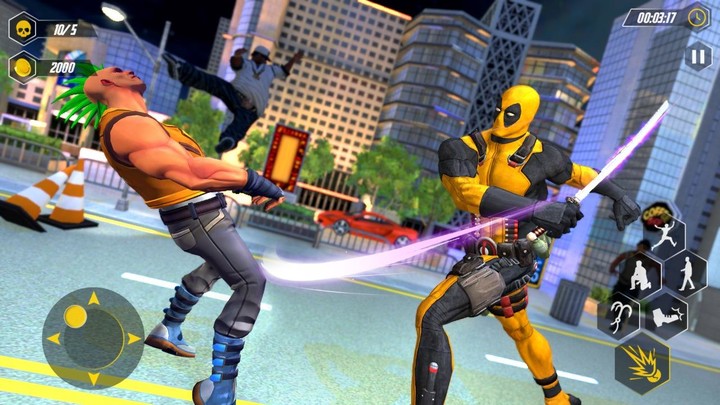 Spider Superhero : Super Rope Man Crime City_playmods.net