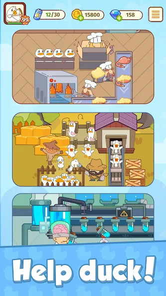 Duck Wars: Idle Casual Game(No Ads Free Rewards) screenshot image 1_playmods.net