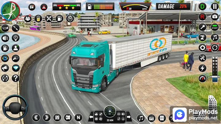 Euro Truck Game Truck Driving(Unlimited Resources) screenshot image 4_playmods.net