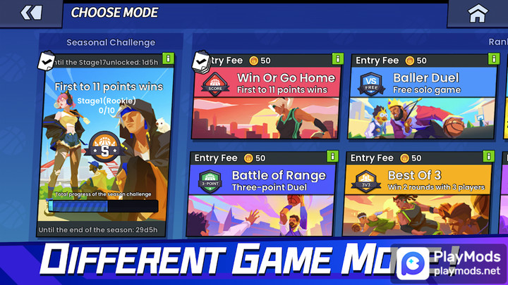 Basketball:Reborn(No ads) screenshot image 4_playmods.net