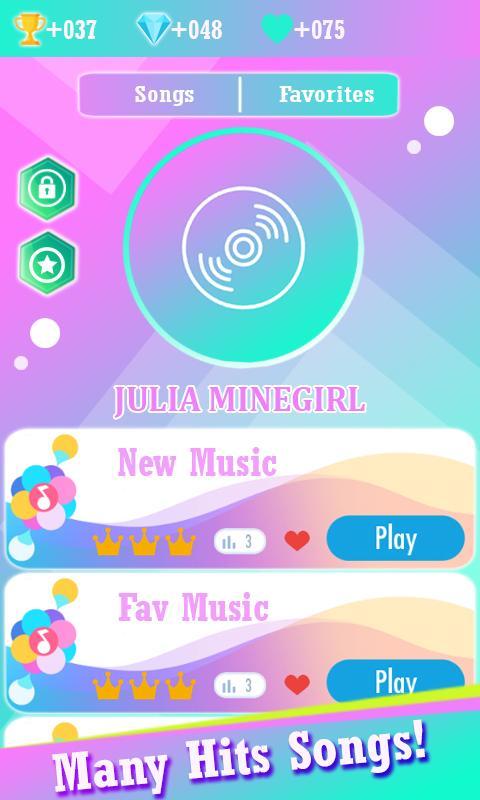 Julia Minegirl - Piano Tiles_playmods.net