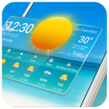 Transparent Weather & Clock App 2018_playmods.net