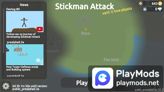 Stickman Attack(Unlimited Money) screenshot image 2_playmods.net
