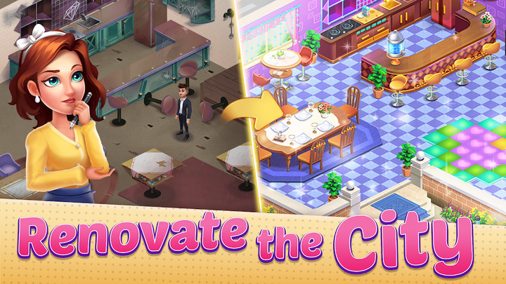 Merge City - Decor Mansion(Unlimited money) screenshot image 5_playmods.net