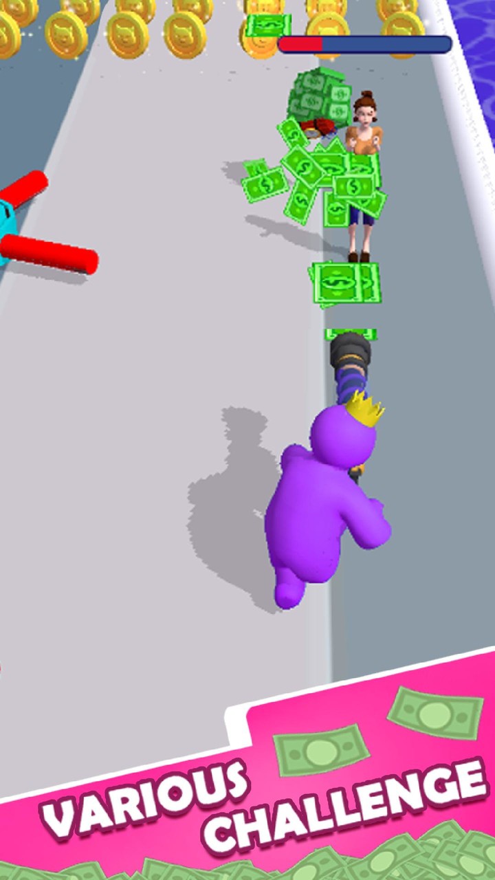 Rainbow Runner: Money Run 3D_playmods.net