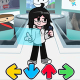 Vs Cyber Sensation in FNF Mod_playmods.net