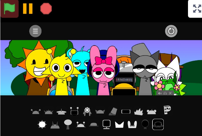 Rhythm Box Sprunki - Grey Mod_playmods.net