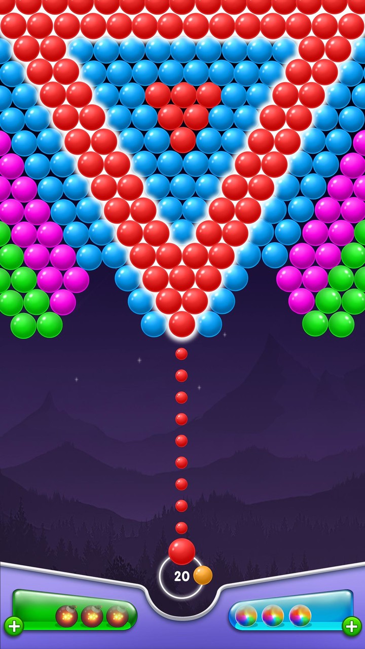 Bubble Shooter: Gem Blast Pop_playmods.net