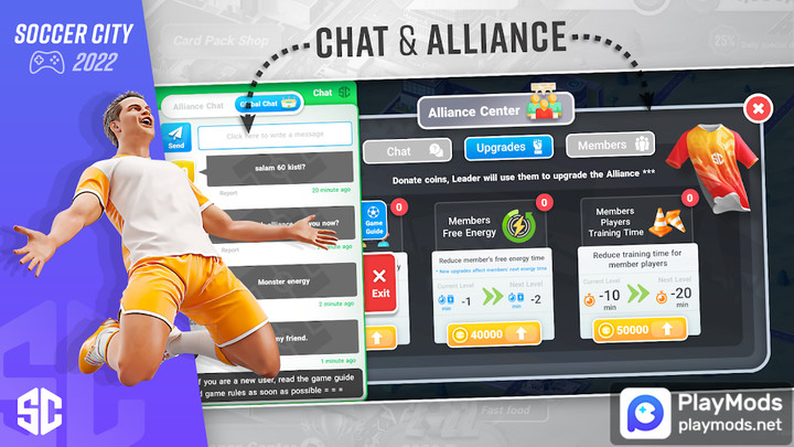 Soccer City - Football Manager(No Ads) screenshot image 4_playmods.net