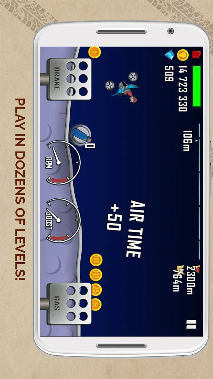 Android 用の Hill Climb Racing MOD APK v1.67.8 (燃料/お金/ロック解除) をダウンロード