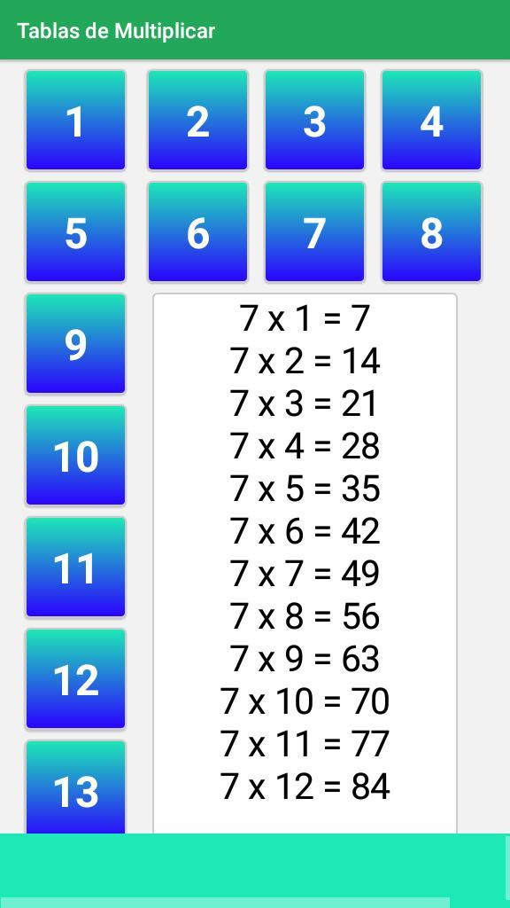 Juego Tablas de Multiplicar IQ_playmods.net