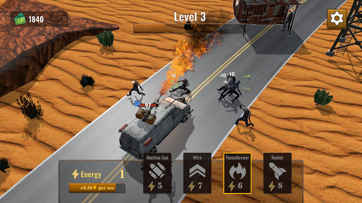 Zombie Idle TD: Survival(Free Upgrades) screenshot image 1_playmods.net