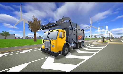 Garbage truck simulator 3D(Unlimited money) screenshot image 2_playmods.net