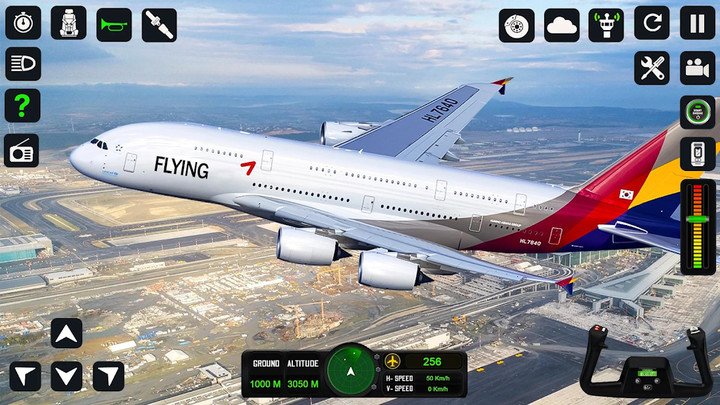 Airplane Simulator Flight Game(Unlimited Resources) screenshot image 1_playmods.net