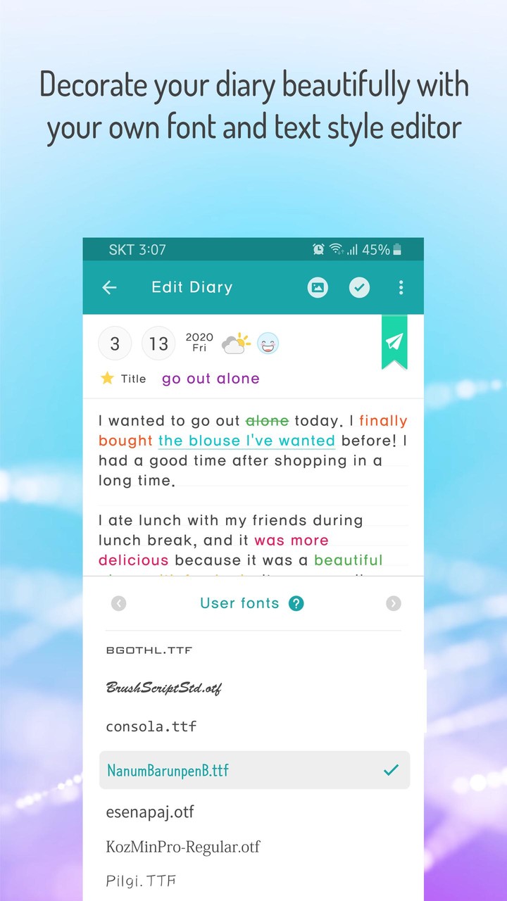 POPdiary - diary, journal_playmods.net