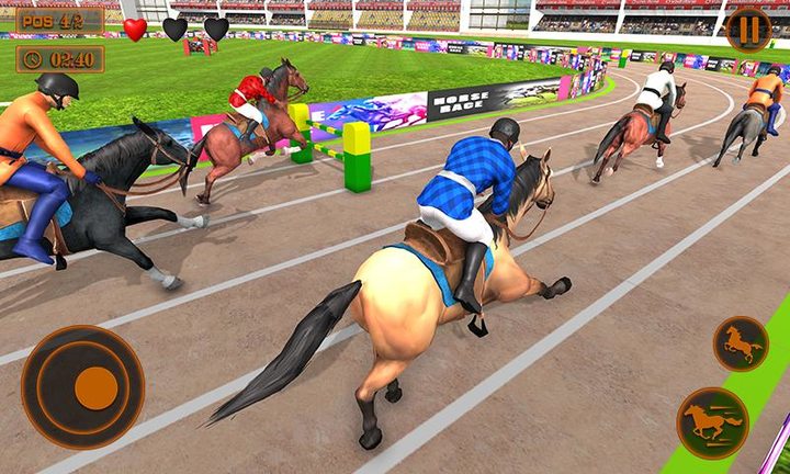 Mounted Horse Racing Games_playmods.net