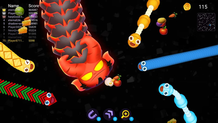 Snake Battle: Worm Snake Game(No Ads) screenshot image 3_playmods.net