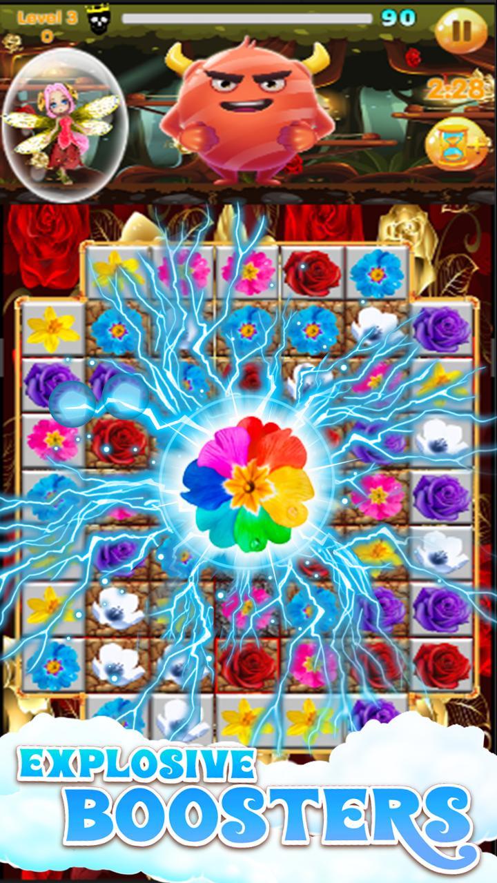 Flowers Blast - flower games_playmods.net