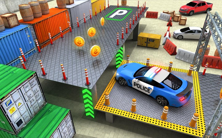 Police Car Parking School Game_playmods.net