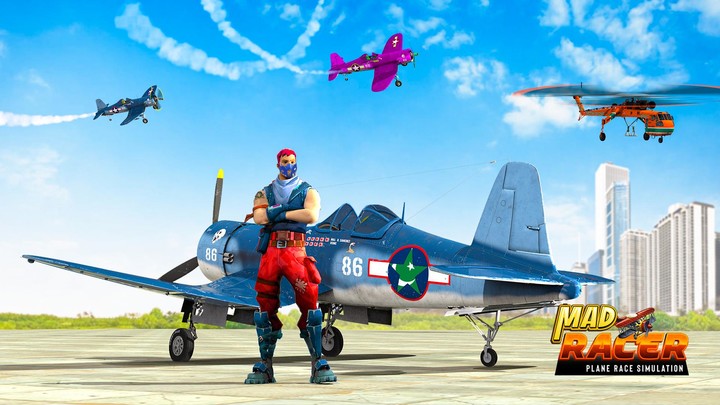 City Airplane Racing 3d Game_playmods.net