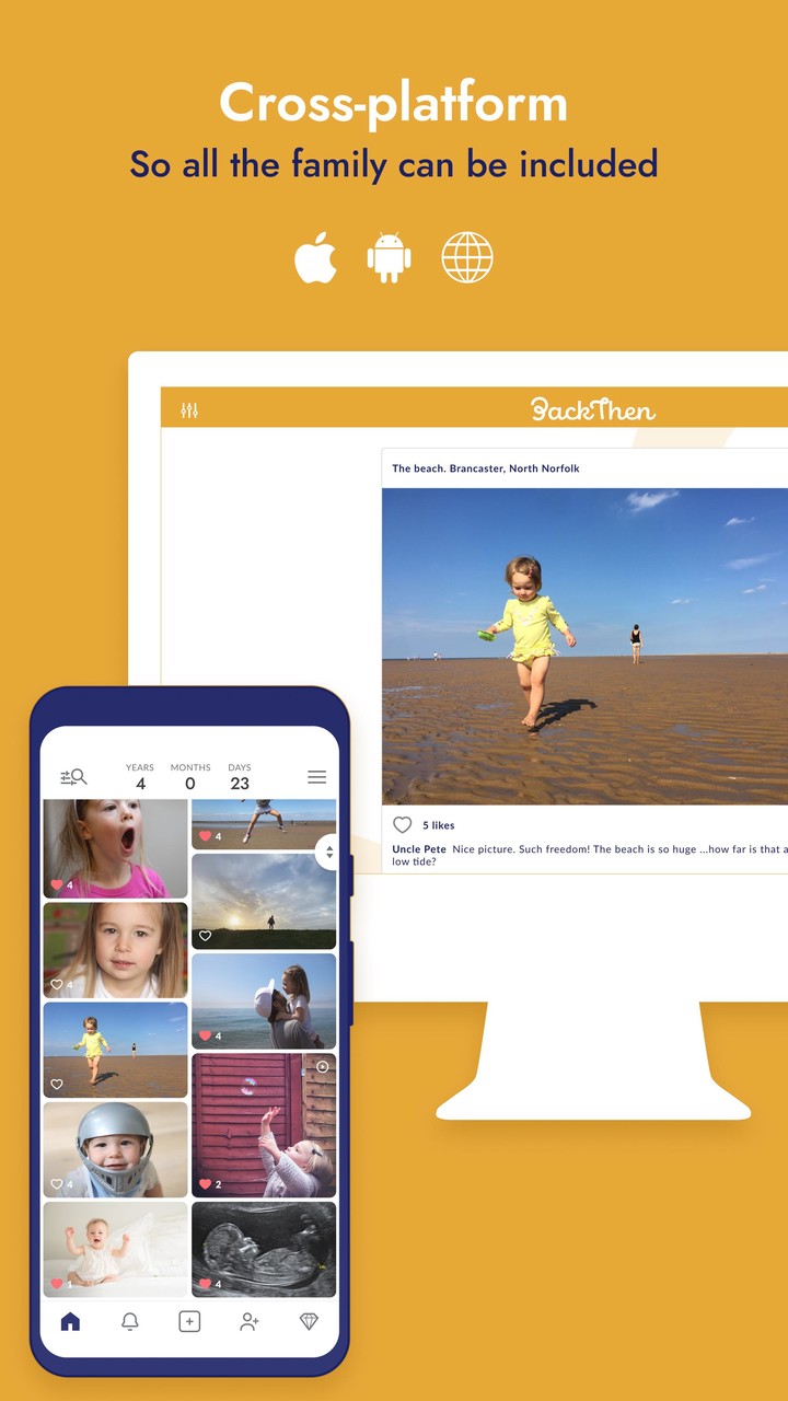 BackThen baby milestones album_playmods.net