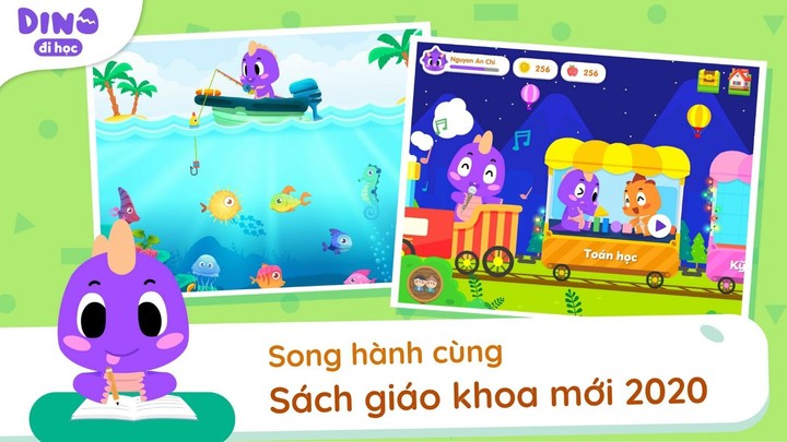 Dino Đi học_playmods.net