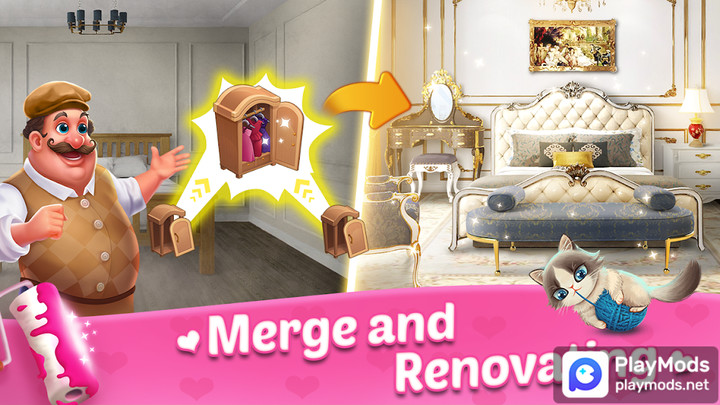 Merge Dream - Home design(Unlimited Money) screenshot image 2_playmods.net