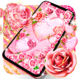 Pink rose gold live wallpaper_playmods.net