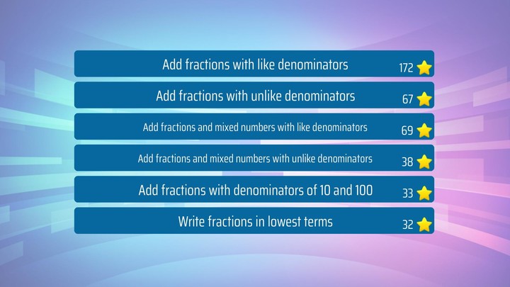 Adding Fractions Math Game_playmods.net