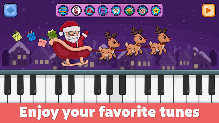 Baby piano for kids & toddlers(Unlocked) screenshot image 1_playmods.net