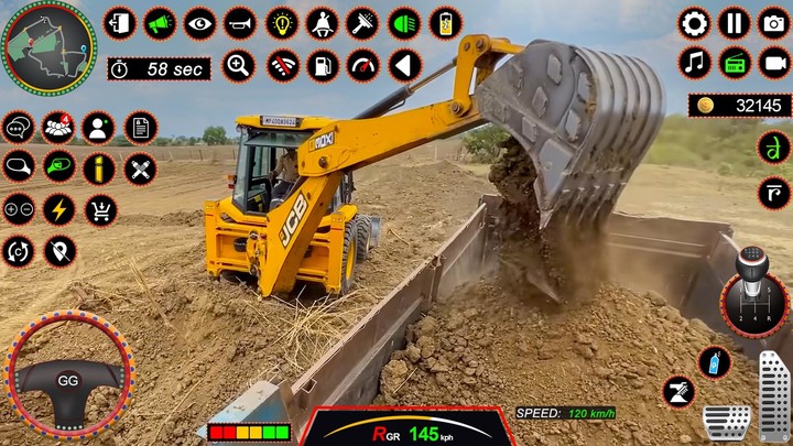 JCB 3Dx Backhoe Loader Driving_playmods.net