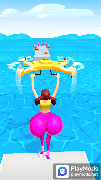 Twerk Running Game:Body Run 3D(Unlimited Resources) screenshot image 4_playmods.net
