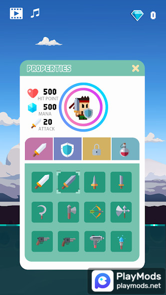 Simple Rogue(Unlimited diamonds) screenshot image 1_playmods.net