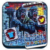 Gorilla Graffiti Theme_playmods.net