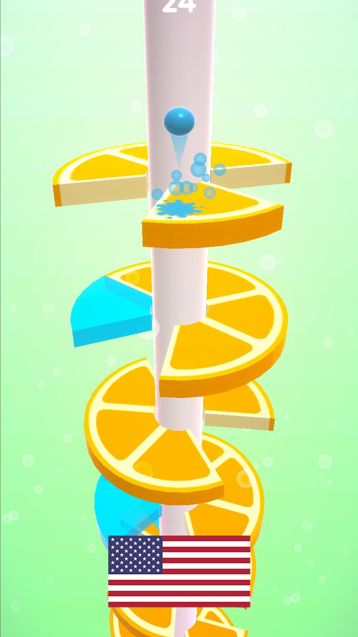 Stack Ball Fruit:Helix Crash_playmods.net