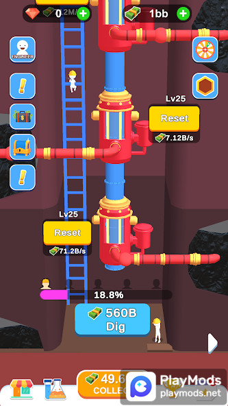 Idle Oil Well(Unlimited Resources) screenshot image 3_playmods.net