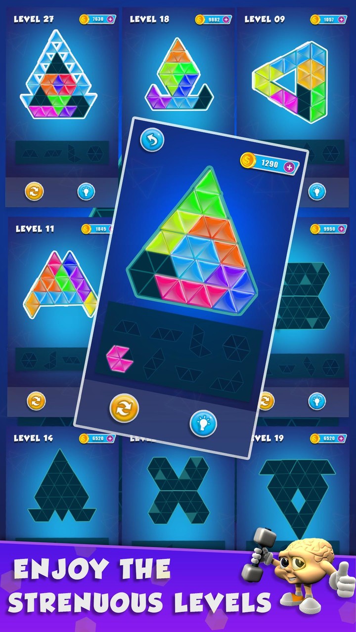 Triangle Block Puzzle Game_playmods.net